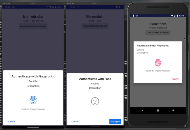 Unlocking Biometric Prompt – Fingerprint & Face Unlock – Handstand Sam